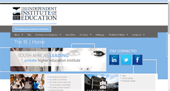 Desktop Screenshot of iie.ac.za